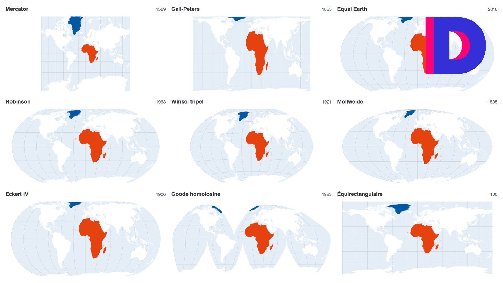 Cartographie : l'Afrique enfin représentée à sa juste taille